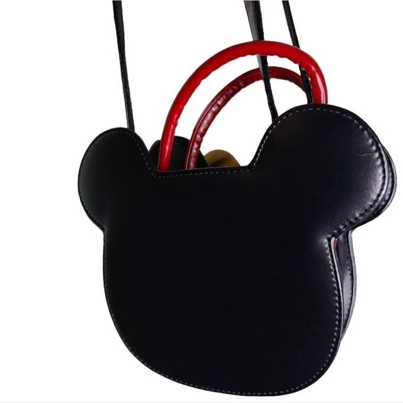 Disney Minnie Mouse Face Shape Crossbody Purse - Picture 2 of 10
